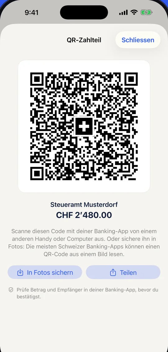 QR-Rechnungen bezahlen