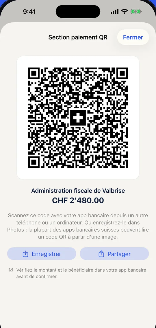 Payer les QR-factures