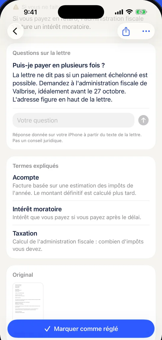 Posez vos questions