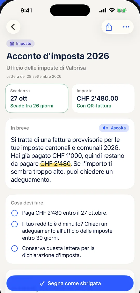 In parole semplici